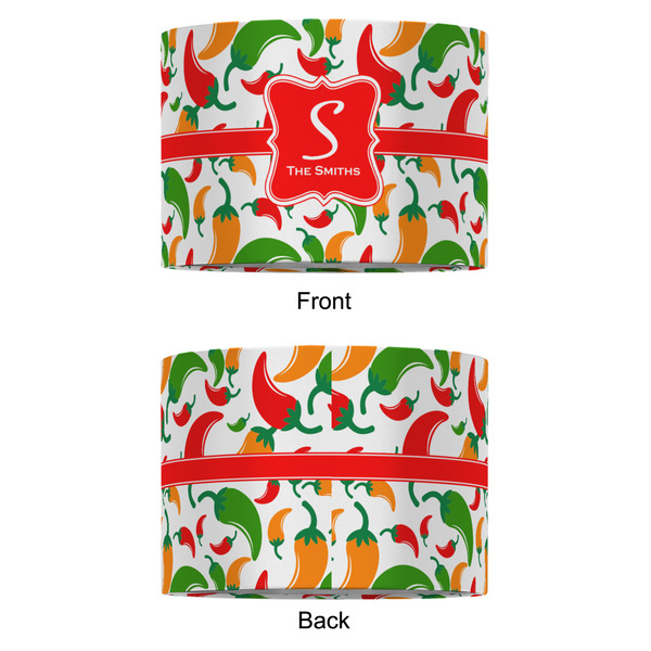 Colored Peppers 12" Drum Lampshade - APPROVAL (Fabric)