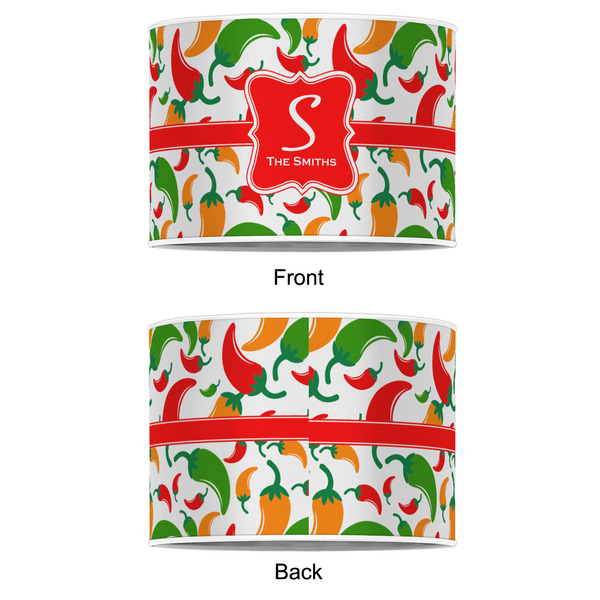 Colored Peppers 12" Drum Lampshade - APPROVAL (Poly Film)