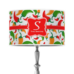 Colored Peppers 12" Drum Lamp Shade - Poly-film (Personalized)