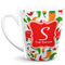 Colored Peppers 12 Oz Latte Mug - Front Full