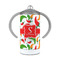 Colored Peppers 12 oz Stainless Steel Sippy Cups - FRONT