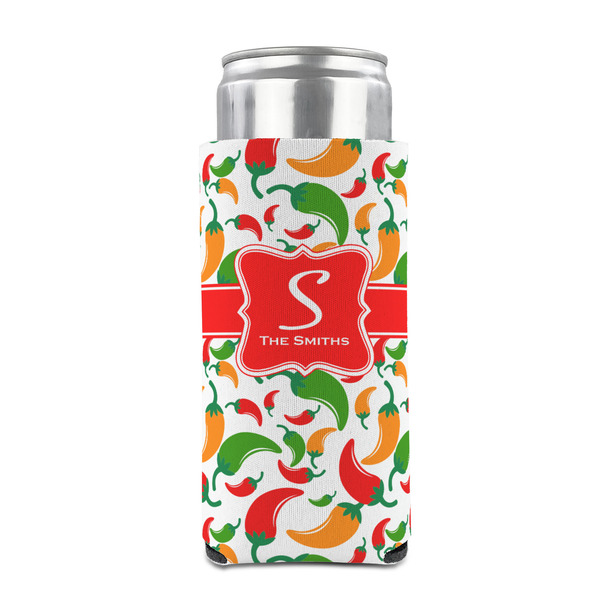 Colored Peppers 12oz Tall Can Sleeve - FRONT (on can)