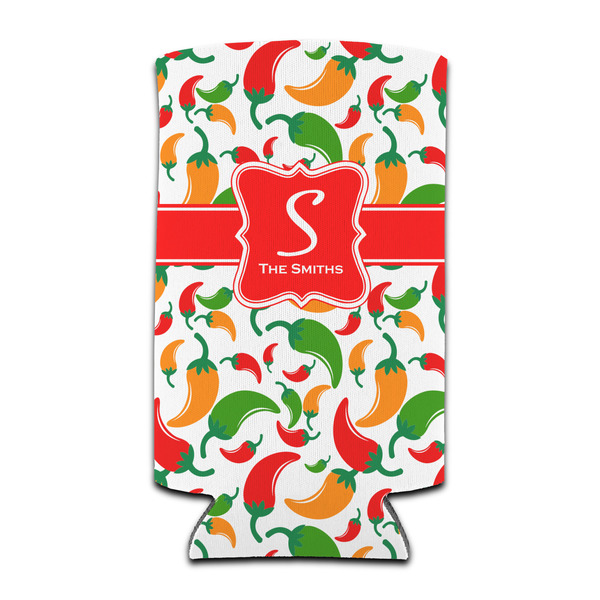 Colored Peppers 12oz Tall Can Sleeve - Set of 4 - FRONT