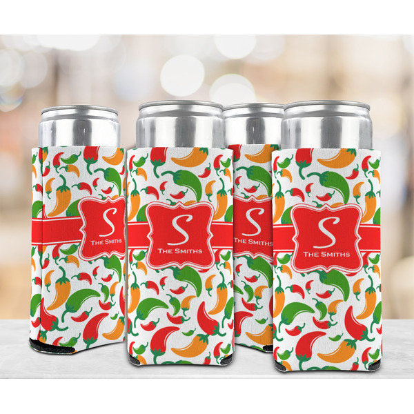 Colored Peppers 12oz Tall Can Sleeve - Set of 4 - LIFESTYLE