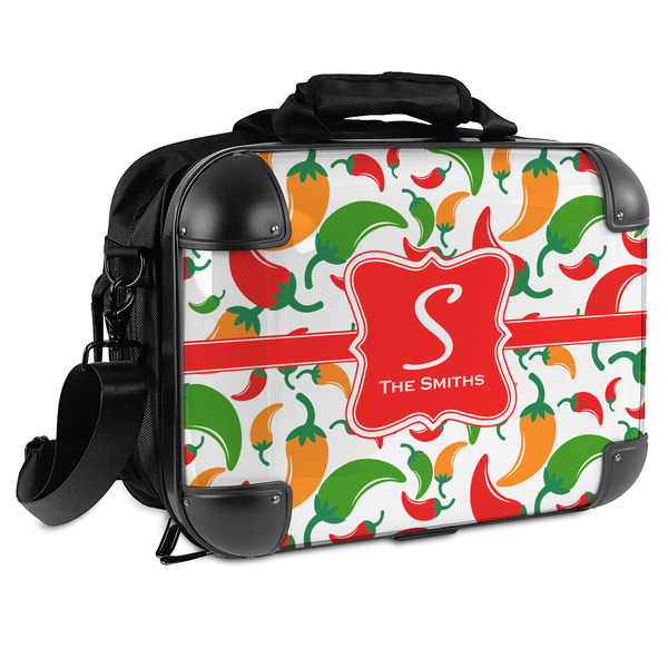 Custom Colored Peppers Hard Shell Briefcase (Personalized)