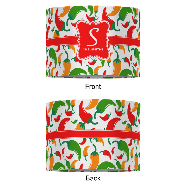Colored Peppers 16" Drum Lampshade - APPROVAL (Fabric)