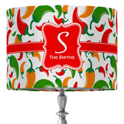 Colored Peppers 16" Drum Lamp Shade - Fabric (Personalized)