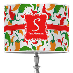 Colored Peppers Drum Lamp Shade (Personalized)