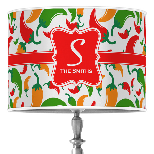 Custom Colored Peppers Drum Lamp Shade (Personalized)