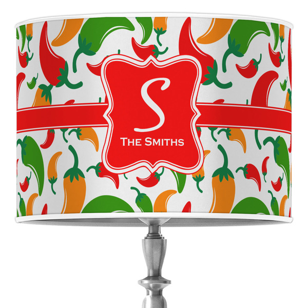 Custom Colored Peppers Drum Lamp Shade (Personalized)