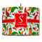 Colored Peppers 16" Drum Lampshade - PENDANT (Fabric)