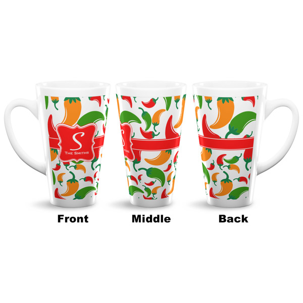 Colored Peppers 16 Oz Latte Mug - Approval