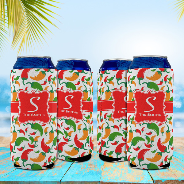 Colored Peppers 16oz Can Sleeve - Set of 4 - LIFESTYLE