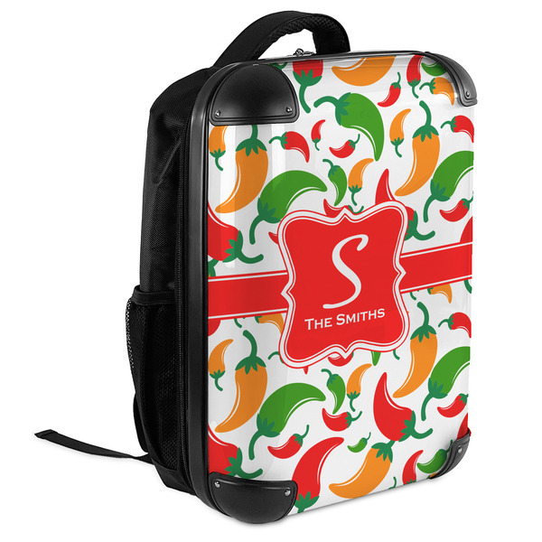 Colored Peppers 18" Hard Shell Backpacks - ANGLED VIEW