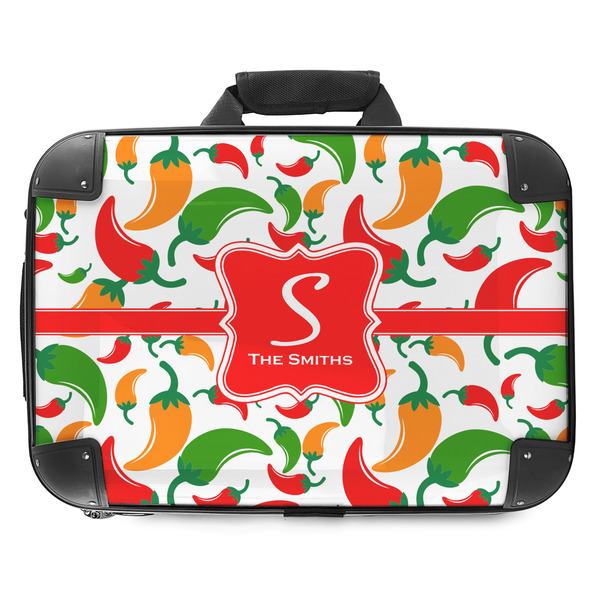 Custom Colored Peppers Hard Shell Briefcase - 18" (Personalized)