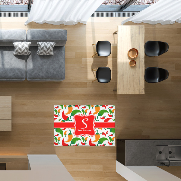 Colored Peppers 2'x3' Indoor Area Rugs - IN CONTEXT