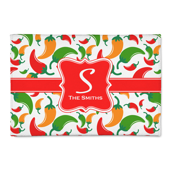 Custom Colored Peppers 2' x 3' Indoor Area Rug (Personalized)