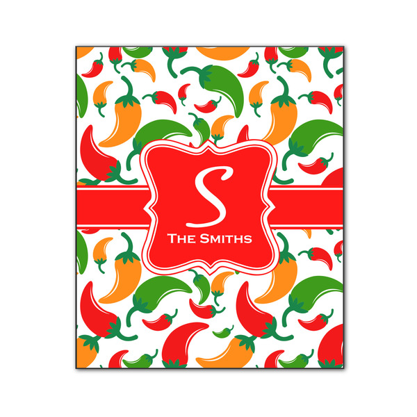 Colored Peppers 20x24 Wood Print - Front View