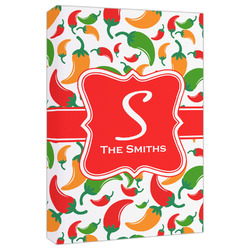 Colored Peppers Canvas Print - 20x30 (Personalized)