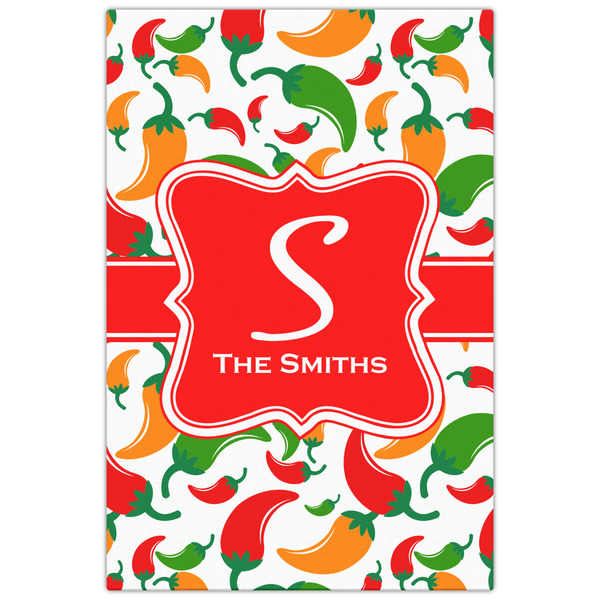 Colored Peppers 20x30 - Canvas Print - Front View