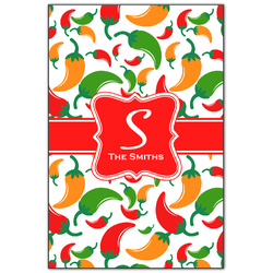Colored Peppers Wood Print - 20x30 (Personalized)