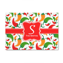 Colored Peppers 4' x 6' Patio Rug (Personalized)