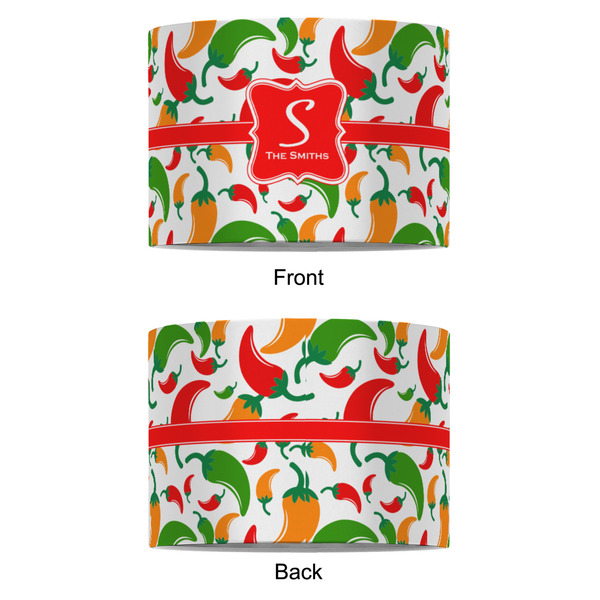 Colored Peppers 8" Drum Lampshade - APPROVAL (Fabric)