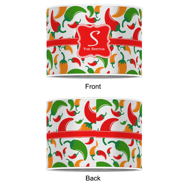 Colored Peppers 8" Drum Lampshade - APPROVAL (Poly Film)