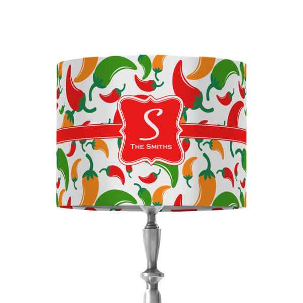 Custom Colored Peppers 8" Drum Lamp Shade - Fabric (Personalized)