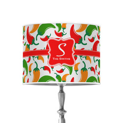 Colored Peppers 8" Drum Lamp Shade - Poly-film (Personalized)