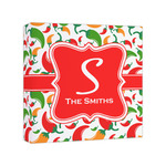 Colored Peppers Canvas Print - 8x8 (Personalized)