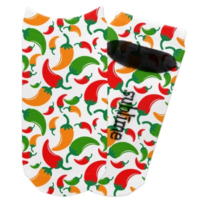 Colored Peppers Adult Ankle Socks (Personalized)