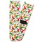 Colored Peppers Adult Crew Socks - Single Pair - Front and Back