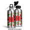 Colored Peppers Aluminum Water Bottle - Alternate lid options