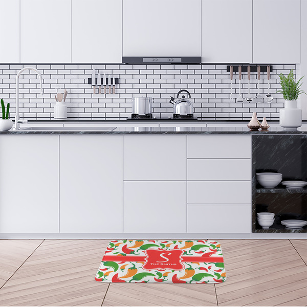 Colored Peppers Anti-Fatigue Kitchen Mats - LIFESTYLE