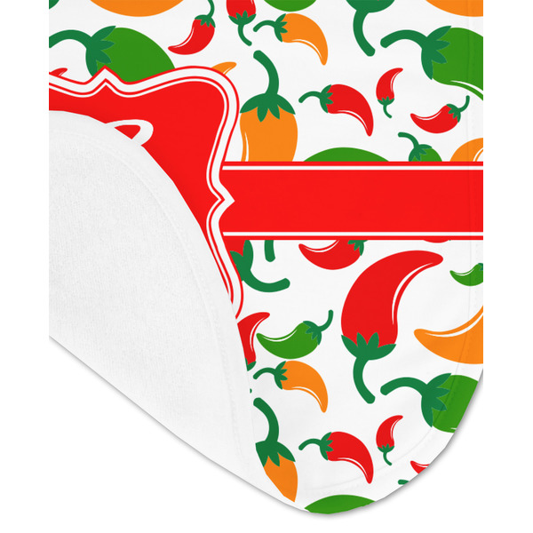 Colored Peppers Baby Bib - AFT detail