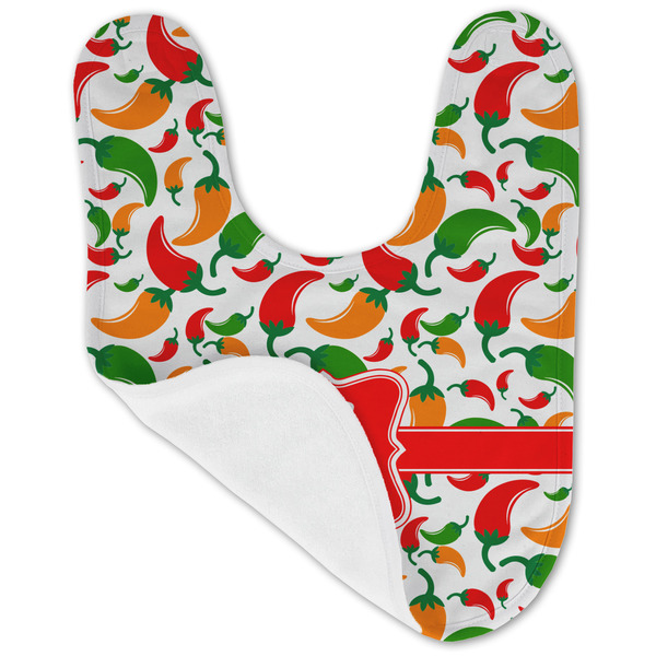 Colored Peppers Baby Bib - AFT folded