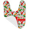 Colored Peppers Baby Bib - AFT folded