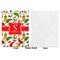 Colored Peppers Baby Blanket (Single Side - Printed Front, White Back)