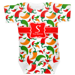 Colored Peppers Baby Bodysuit (Personalized)