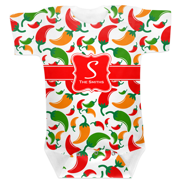 Custom Colored Peppers Baby Bodysuit (Personalized)
