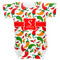 Colored Peppers Baby Bodysuit 3-6