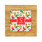 Colored Peppers Bamboo Trivet with Ceramic Tile Insert (Personalized)