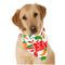 Colored Peppers Dog Bandana Scarf w/ Name and Initial
