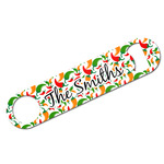Colored Peppers Bar Bottle Opener w/ Name and Initial