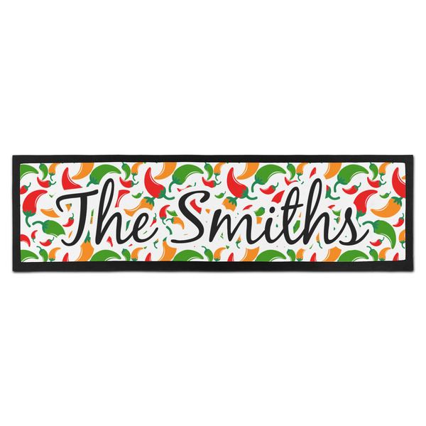 Custom Colored Peppers Bar Mat - Large (Personalized)