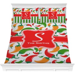 Colored Peppers Comforters (Personalized)