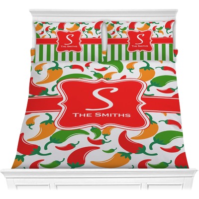 Colored Peppers Comforters (Personalized)