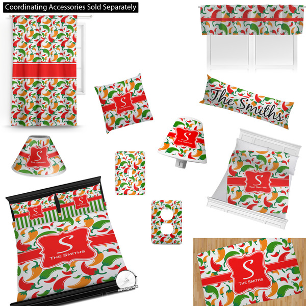 Colored Peppers Bedroom Decor & Accessories2