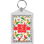 Colored Peppers Bling Keychain (Personalized)